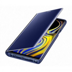 Etui pour Samsung Galaxy Note 9  - Clear View Stand Cover bleu