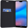 Etui folio noir pour Huawei P20 Lite