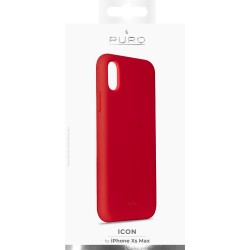 Coque pour iPhone XS Max - Puro rouge