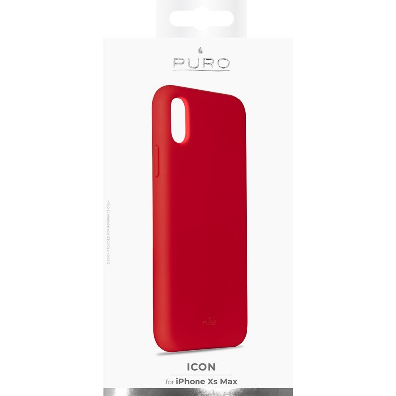 Coque pour iPhone XS Max - Puro rouge