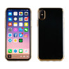 Coque pour iPhone X/XS - crystal édition Or