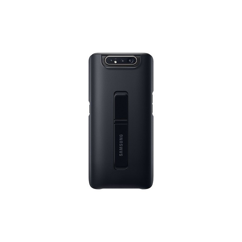 Coque pour Galaxy A80 A805 - rigide noire avec fonction stand Samsung