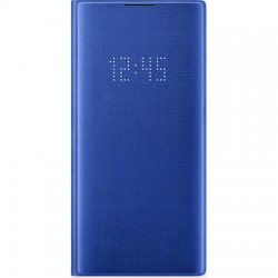 Etui Samsung pour Galaxy Note10+ N975 - folio LED View Cover bleu