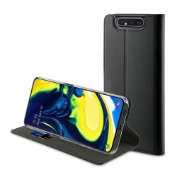 Etui pour Samsung Galaxy A80 - folio stand noir