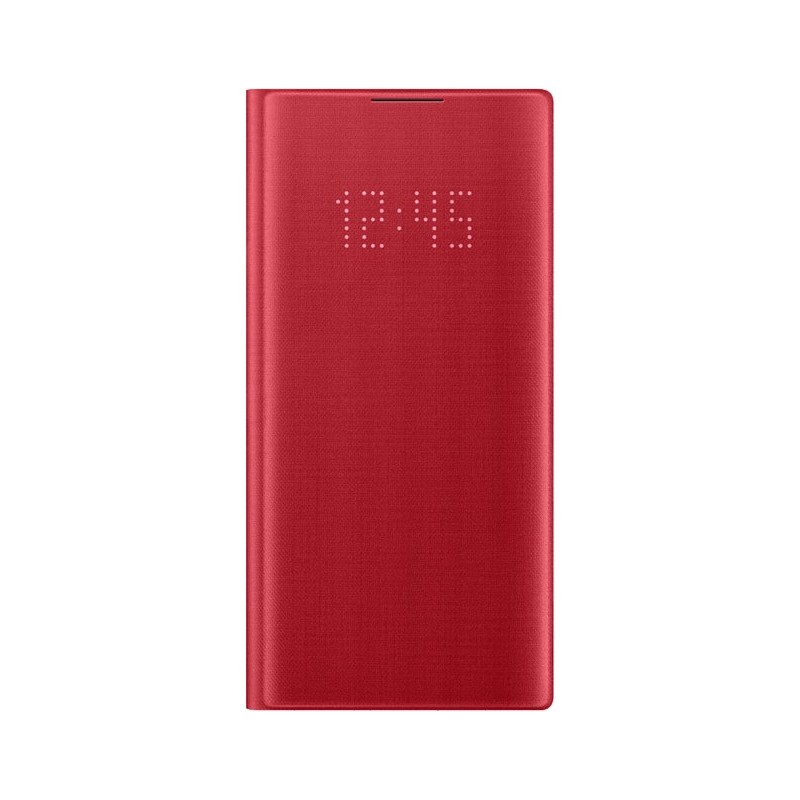 Etui pour Galaxy Note10 N970 - folio LED rouge View Cover Samsung