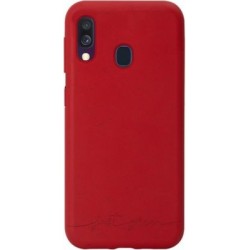 Coque Samsung Galaxy A40 A405 Just Green souple rouge
