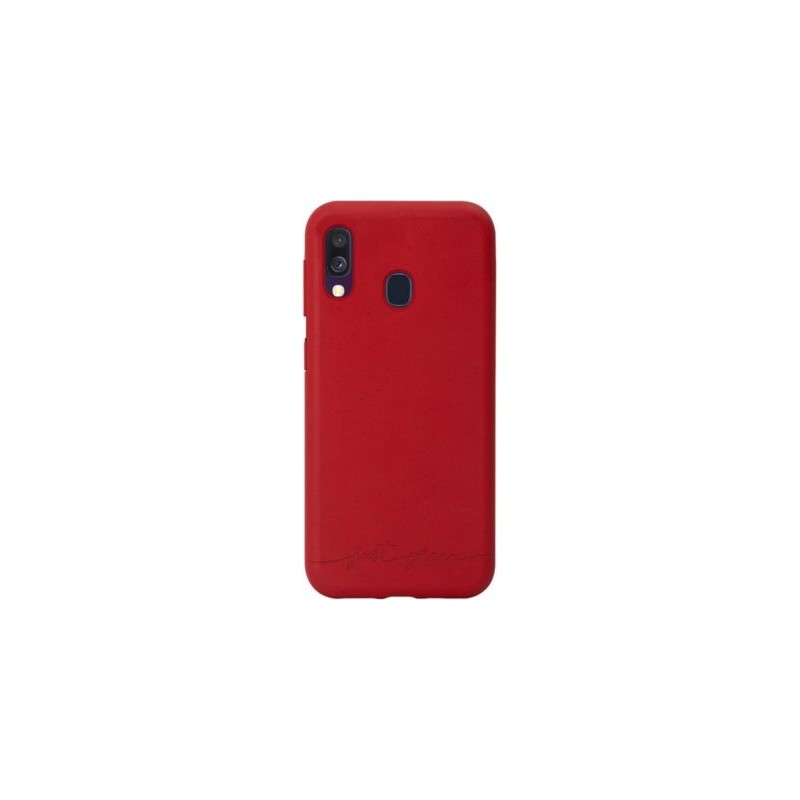 Coque Samsung Galaxy A40 A405 Just Green souple rouge