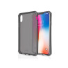 Coque pour iPhone XR - semi-rigide Itskins Spectrum noire translucide