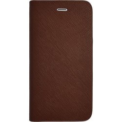 Etui pour iPhone 6 Plus/6S Plus/7Plus/8Plus - folio Qdos en cuir marron