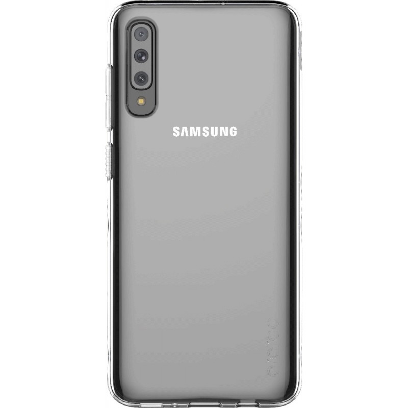 Coque pour Galaxy A70 A705 - semi-rigide transparente Designed for Samsung
