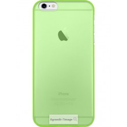 Coque rigide iPhone 6/6S translucide verte fluo