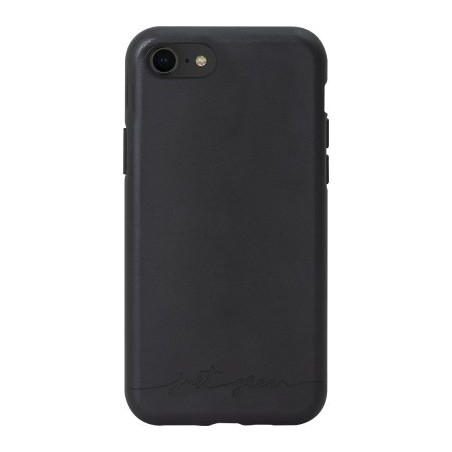 Coque souple iPhone SE (2020)/8/7/6S/6 Just Green noire