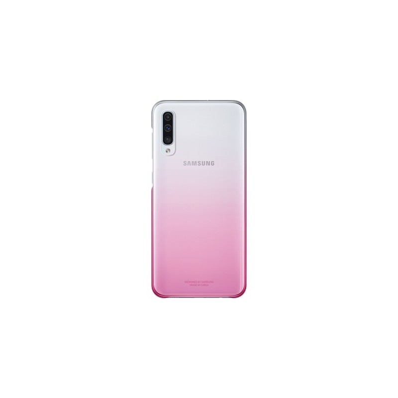 Coque Samsung pour Galaxy A50 A505 rigide rose et transparente