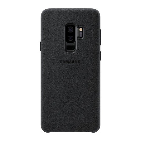 Coque rigide Samsung Galaxy S9+ G965  en Alcantara noire