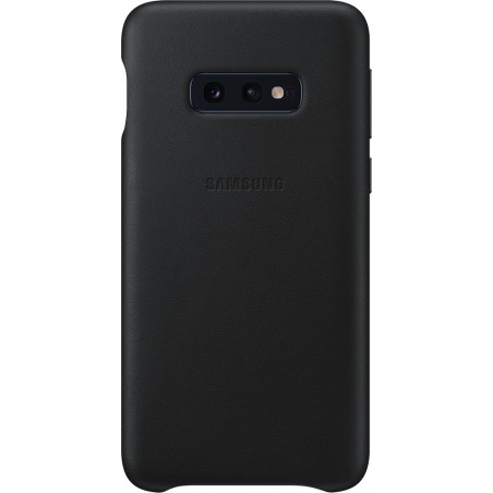 Coque Samsung pour Galaxy S10e - en cuir noir