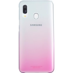 Coque Samsung pour Galaxy A40 - dégradée rose et transparente