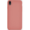 Coque rigide finition soft touch corail pour iPhone XR