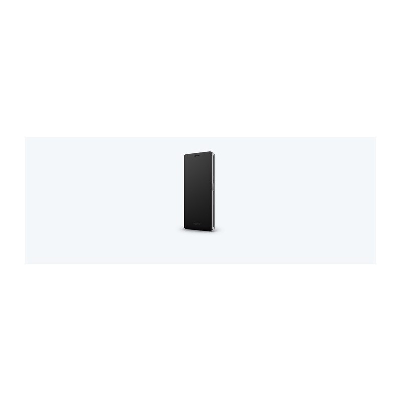 Etui Sony Xperia 10 - Style cover stand noir