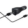 Chargeur voiture Samsung avec câble USB/USB C