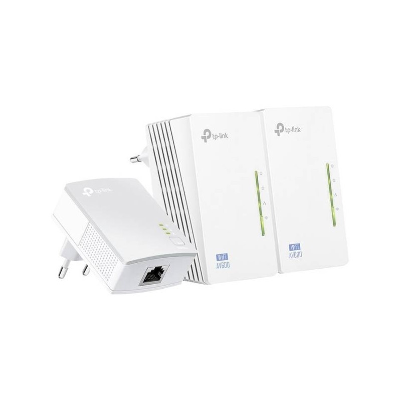 3 cpl - Kit réseau CPL Wi-Fi TP-LINK TL-WPA4220T KIT 600 MBit/s