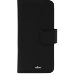 Etui pour SamsungGalaxy S9+ G965 - Folio Puro noir avec magnet détachable