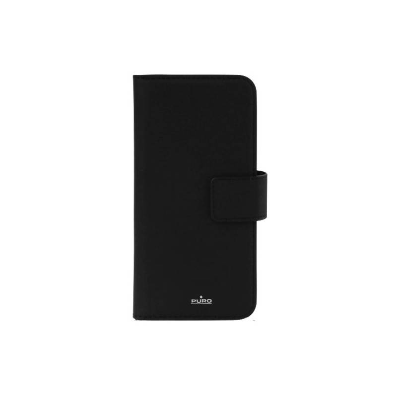 Etui pour SamsungGalaxy S9+ G965 - Folio Puro noir avec magnet détachable