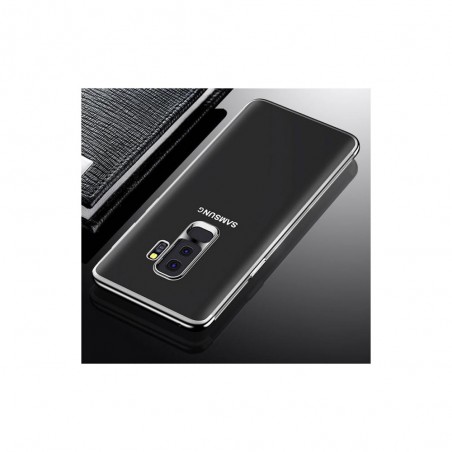 Coque pour Samsung G965/S9 Plus - Minigel Bumcristal Argent