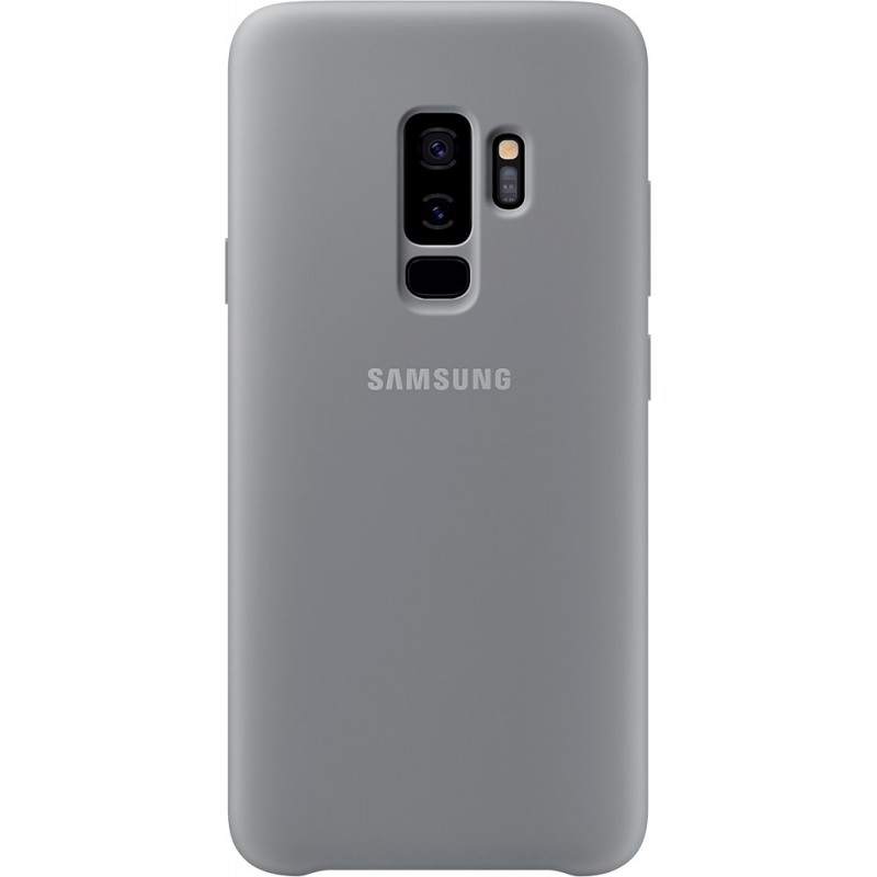 Coque Samsung pour Galaxy S9+ en silicone grise