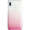 Coque Samsung Galaxy A20e A202 - rigide dégradée rose et transparente Evolution