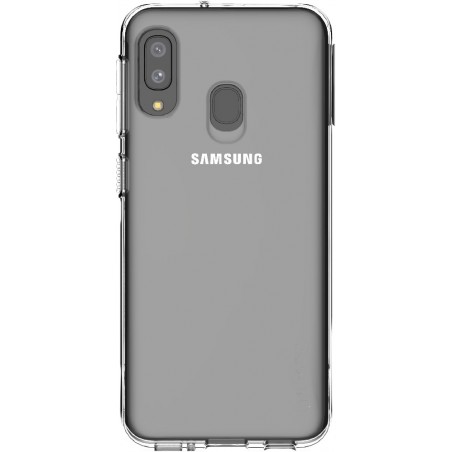 Coque pour Galaxy A20 A202 - semi-rigide transparente Designed for Samsung
