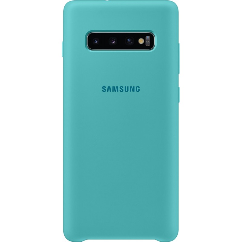 Coque Samsung pour Galaxy S10+ - en silicone verte