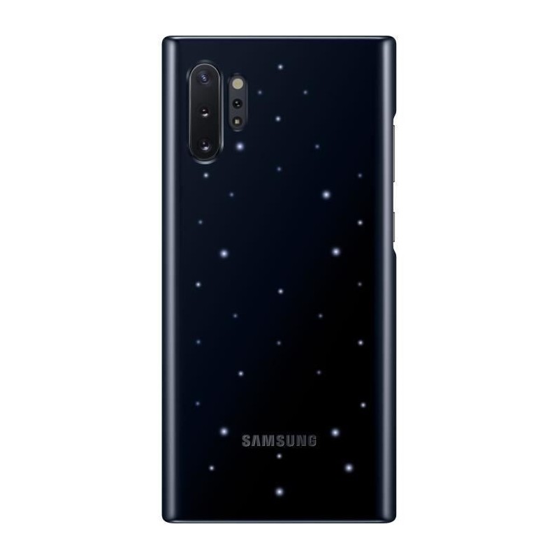 Coque pour Samsung Galaxy Note 10 plus - Led Cover noir