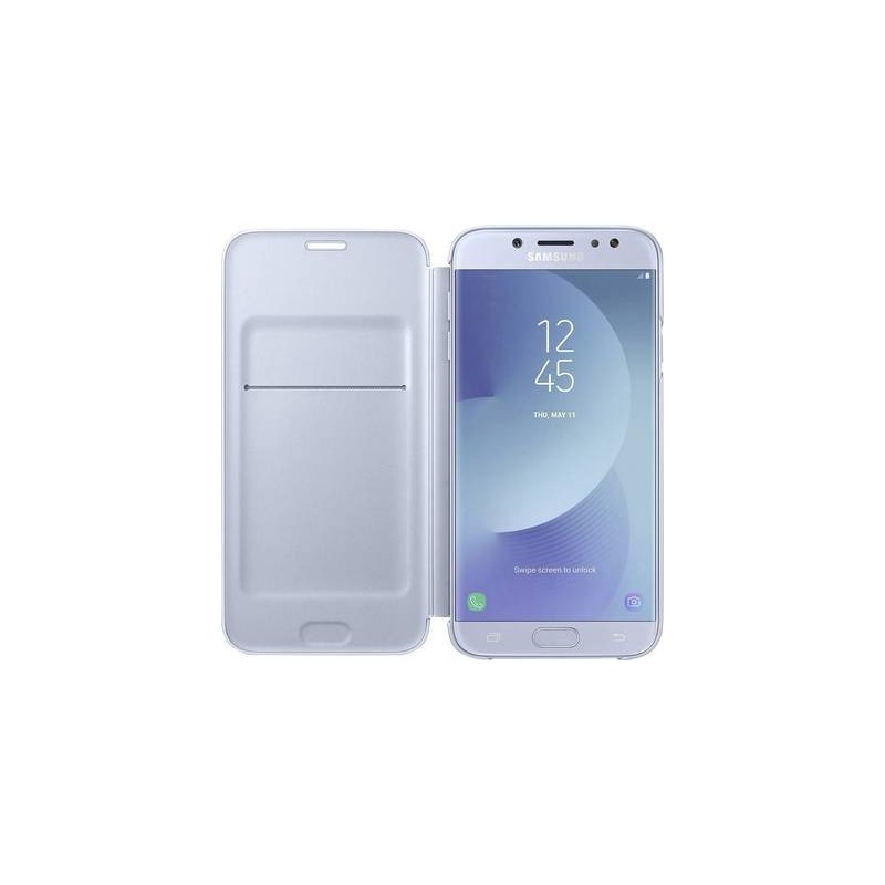 Etui pour Samsung Galaxy J7 2017 -Wallet Cover Samsung bleu