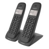 Téléphone DECT Véga 250  - 2 postes noirs Logicom