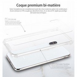 Coque pour Oppo A52 / A72G / A92 - renforcée transparente bi-matiére