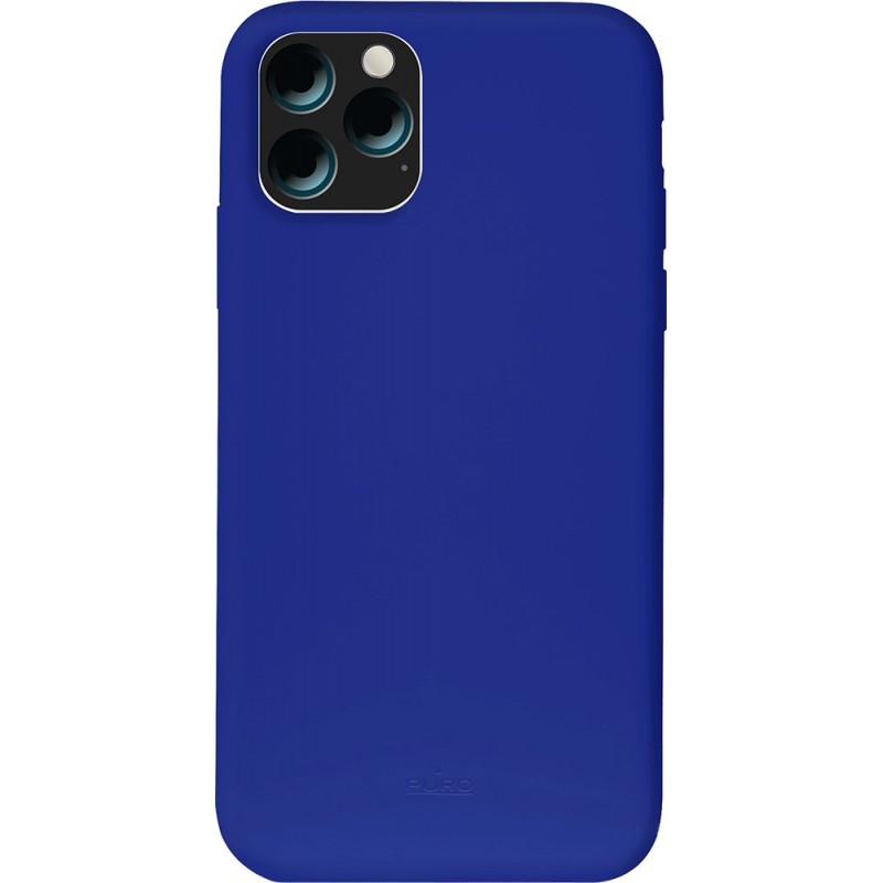 Coque pour iPhone 11 Pro - semi-rigide Icon Puro bleue