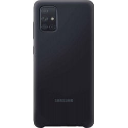 Coque Samsung G A71 Silicone Argent Sams