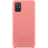 Coque Samsung G A71 Silicone rose Sams