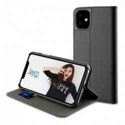Etui pour Samsung Galaxy A20e - folio stand premium noir Jaym