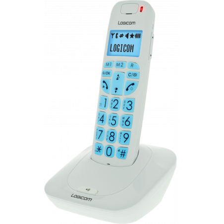 téléphone DECT Logicom Confort 150 Sénior - Blanc