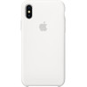 Coque iPhone Xs en silicone blanc