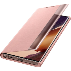 Folio Samsung G Note 20 Ultra - Clear View Cover Or Rose Samsung