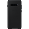 Coque Samsung Galaxy S10 Plus en Cuir Noire Samsung