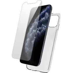 Pack iPhone 12 Pro Max Coque Transparente + Verre trempé Bigben
