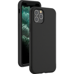 Coque iPhone 11 Pro Silicone SoftTouch Noire Bigben