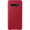 Coque Samsung G S10 en Cuir Bordeaux Samsung