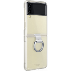Coque Samsung Galaxy Z Flip 3 avec anneau Transparente Samsung