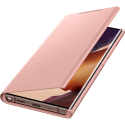 Folio Samsung G Note 20 Ultra LED View Cover Or Rose Samsung