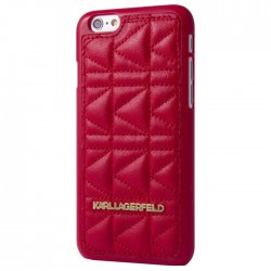 Karl Lagerfeld Coque Kuilted Rouge Pour Apple Iphone 6/6s**