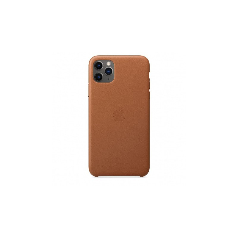 Coque en cuir pour iPhone 11 Pro Max - Havane